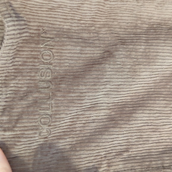 ASOS (Collusion) brown mini corduroy shirt dress - Picture 7 of 12